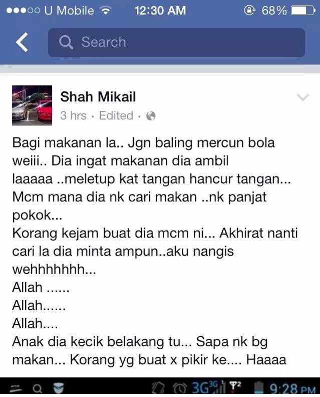 SantaiDanSampah's tweet photo. Yg buat mcm ni kat binatang ni style manusia bangsat. Kalau dpt kat aku sapa yg buat, aku letak mercun kat punai kau! http://t.co/bBNSKZUGTX