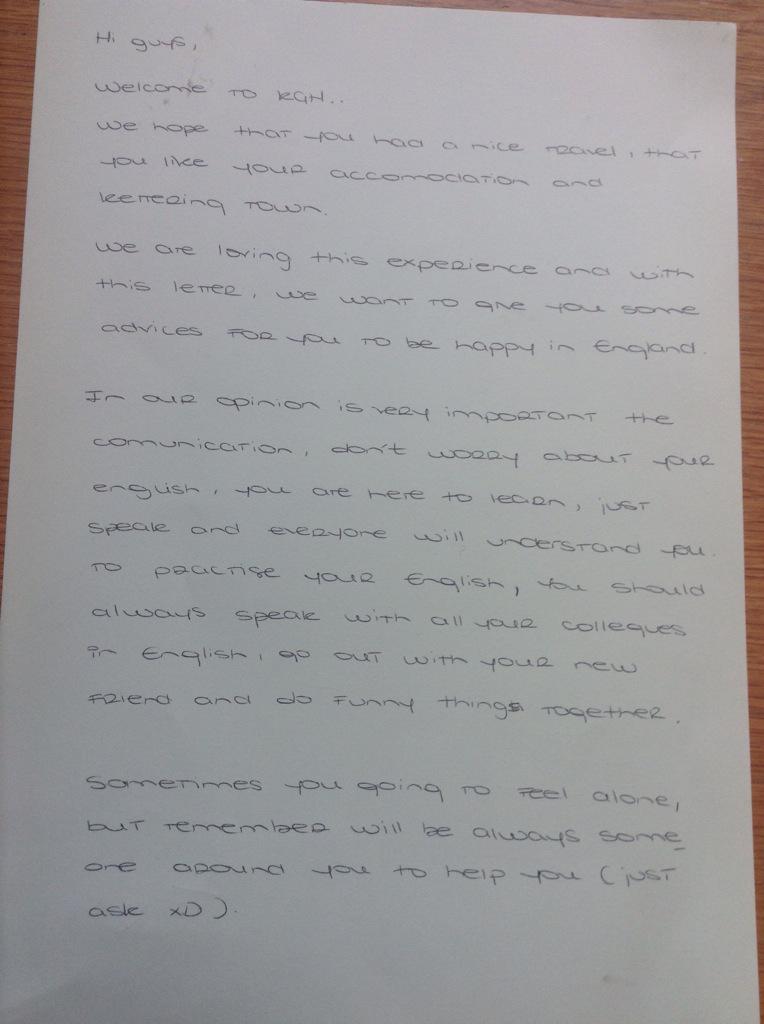 nursingwithlove's tweet photo. Letters from our current, to next group of nurses. Sharing strategies in transition. #brilliantnurses😃 @Hacky1Leanne http://t.co/HcUENnN4Vr