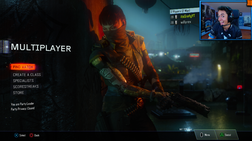 TheGrefg's tweet photo. 🔥 YA ESTAMOS EN DIRECTO!!! #BO3Beta w/@WillyrexYT 🔥

▶ http://t.co/f0oF0ciEpS http://t.co/wG5PxYQ2pB