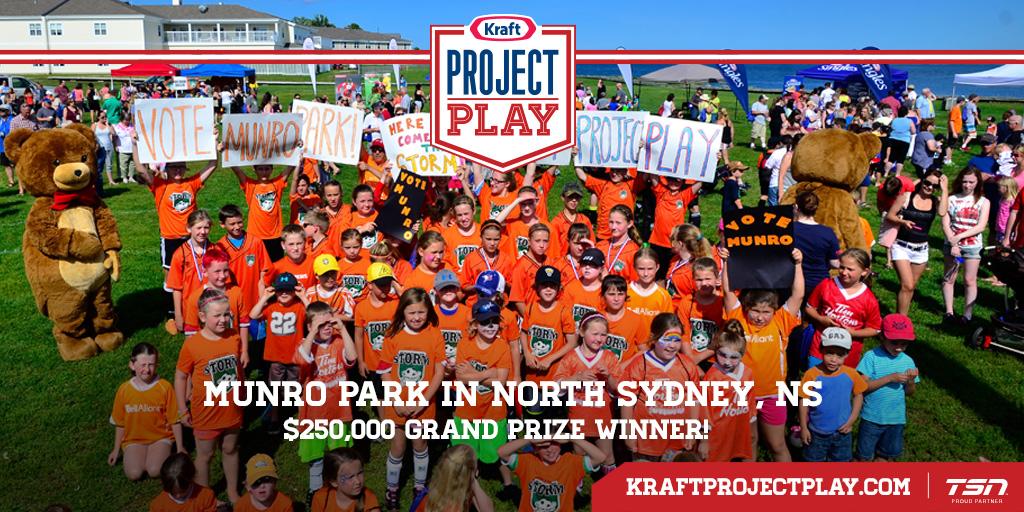 Congratulations Munro Park in North Sydney, NS on winning the 250,000