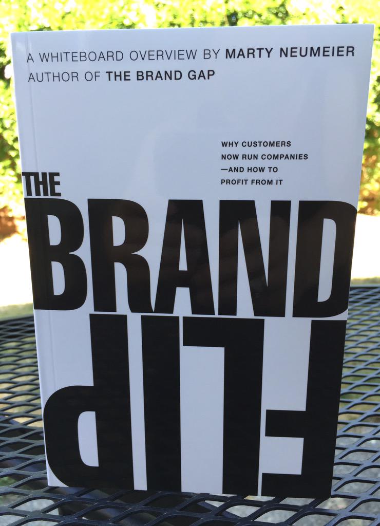 SparktoBonfire's tweet photo. Time to dig into The Brand Flip by @MARTYneumeier a @NewRiders book
#Branding #Business #Read10PagesADay http://t.co/FzoUBjfM5q