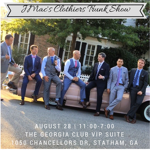 TheGeorgiaClub's tweet photo. Join us for a Fall 2015 Trunk Show on Wednesday, August 28 from 11 am - 7 pm. http://t.co/Ltx8mTKeAb http://t.co/RuyE2BuGx7