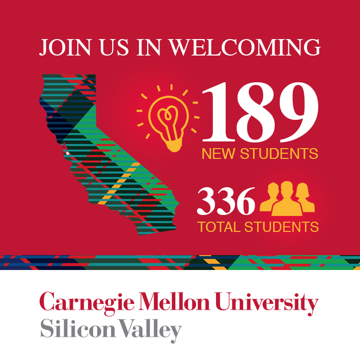 cmusv's tweet photo. Welcome to CMU Silicon Valley! Connect with fellow incoming students using #CMUSV http://t.co/FBhu8f0e2v