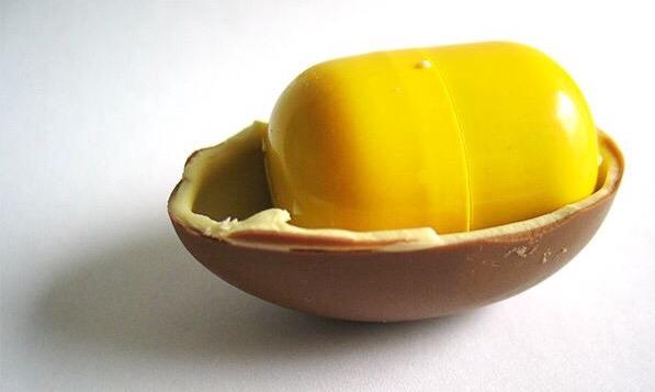 drhingram's tweet photo. Told my friend's daughter that Kinder Eggs are actually Minion coffins. Now she's crying and I feel like Satan. http://t.co/nqFH3usU97