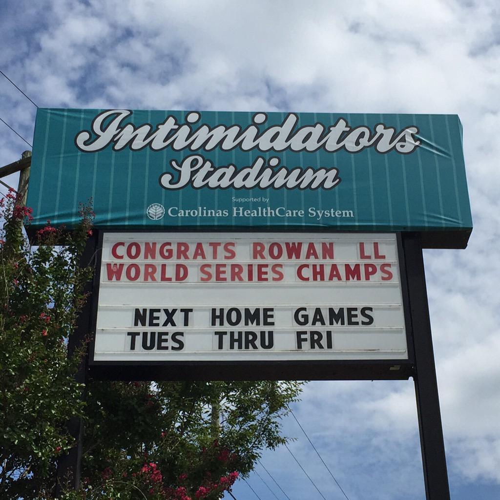 Congratulations <a href="/RowanLLsoftball/">Rowan Little League</a> on winning the Little League Softball World Series! #LLSWS