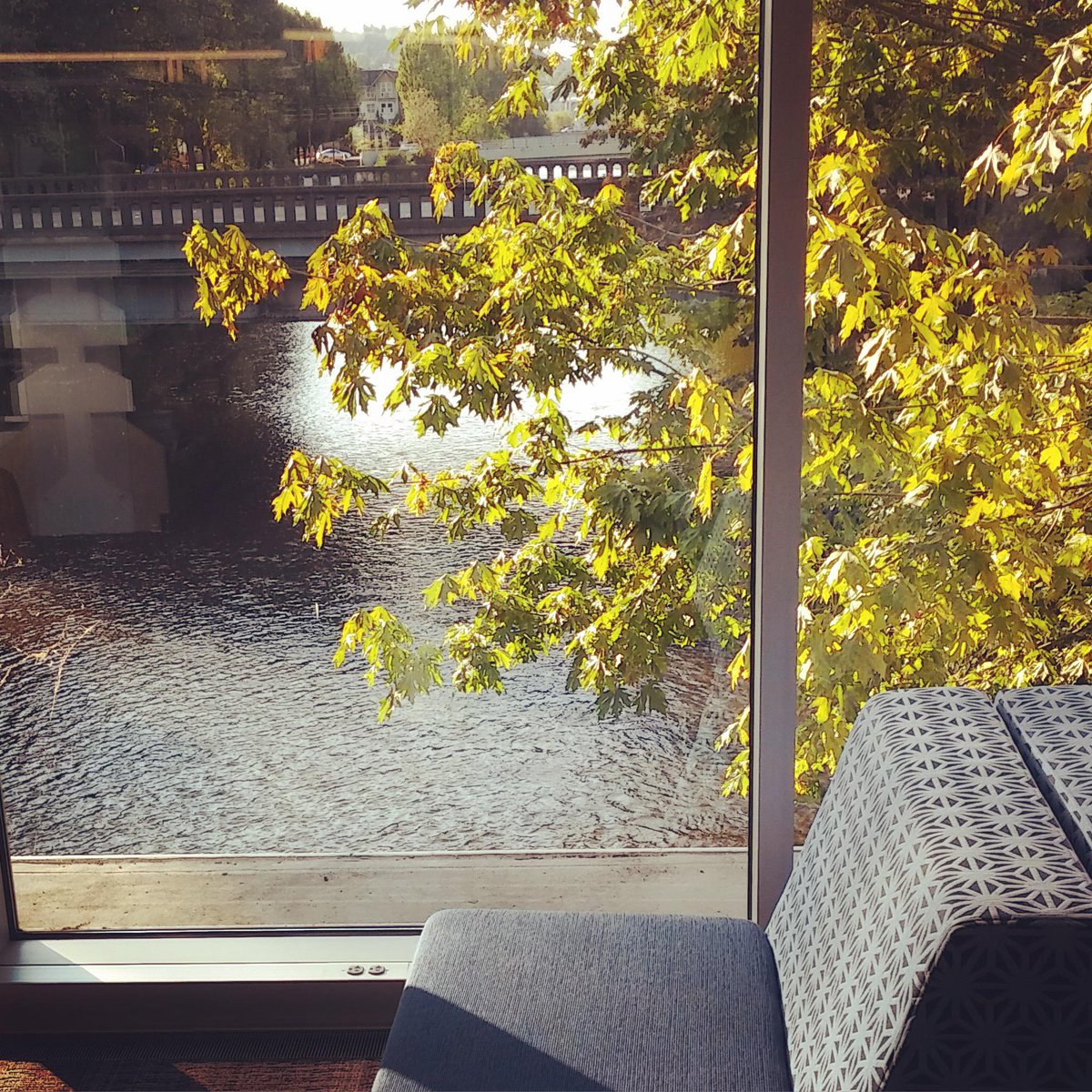 KCLS's tweet photo. Fancy yourself reading by the river? Join us for opening day- tmrw! #RentonLibrary #CantWait http://t.co/aG0sJYh6il http://t.co/RIozxnG0Mh