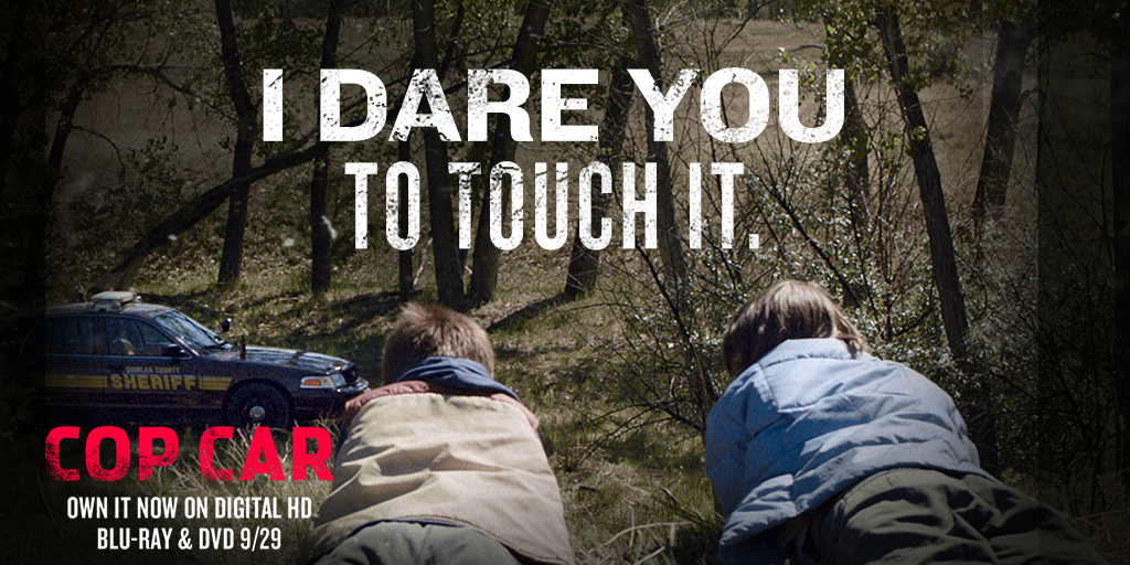 CopCarMovie's tweet photo. Of all the things they could have found in the forest. #CopCarMovie http://t.co/xo0HNvBBp3