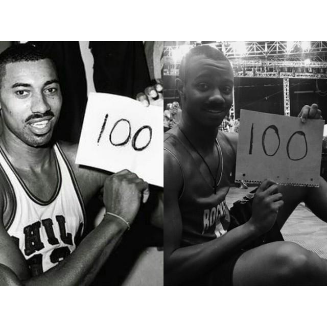 Happy Birthday Wilt Chamberlain! I would of given anything to watch you play.   