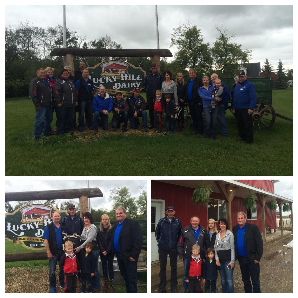 A big thank you to the folks at Lucky Hill Dairy for their hospitality and showing us their #HolsteinPassion