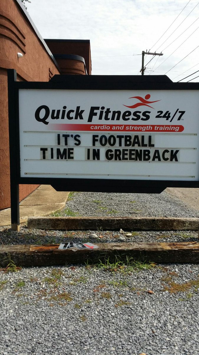 quickfitness247's tweet photo. It's football time in Greenback!  #greenbackstrong http://t.co/7EJLGRQKgj