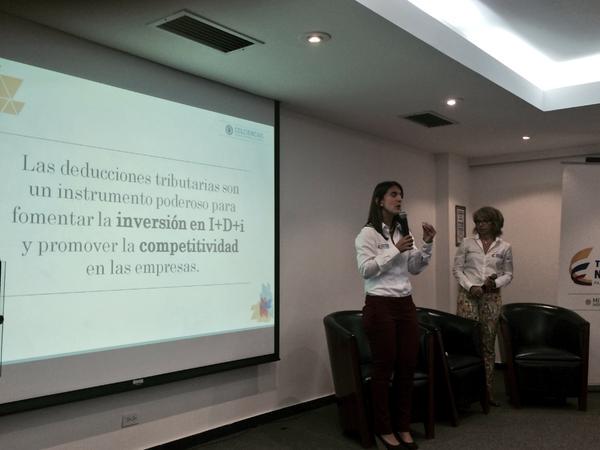 MincienciasCo's tweet photo. "Queremos más empresas innovando: 22% del total ya lo hace y la meta es del 30%": @YanethGiha #PresidenteEnRegiones http://t.co/yvz5k50Mg7
