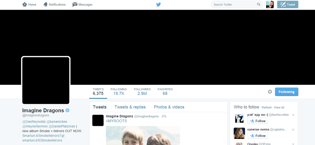 ave_stark's tweet photo. Звание "оформление года" получает группа Imagine Dragons http://t.co/0dP3ibdDfg