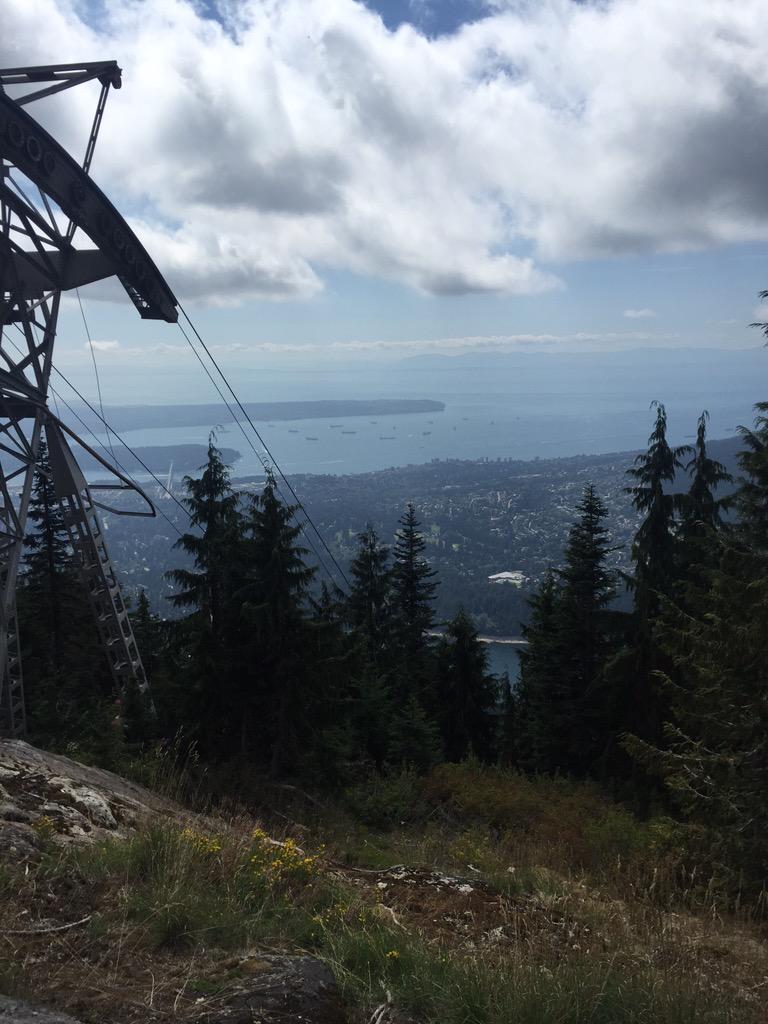Great view at the top of Grouse with <a href="/jordansubban/">Jordan Subban</a>
