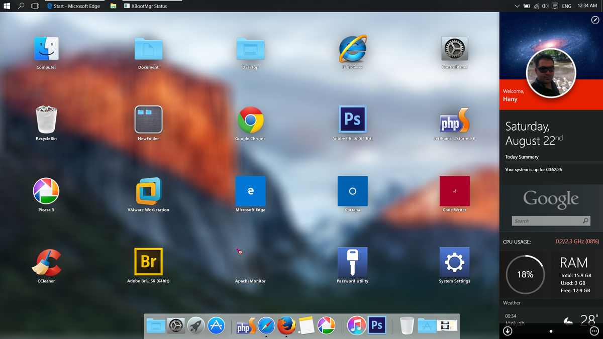 rocketdock mac os skin