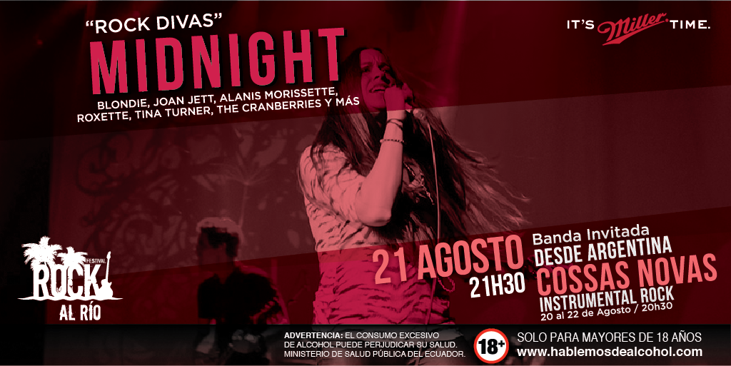 MillerLiteEc's tweet photo. Ahora #FestRockalRio te presenta #RockDivas. Te esperamos en @PlazaNavona http://t.co/IXy2pFzZo7