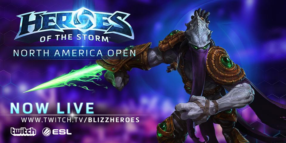 The North America August Open Heroes eSports tournament is going live.

Watch it now! > twitch.tv/blizzheroes