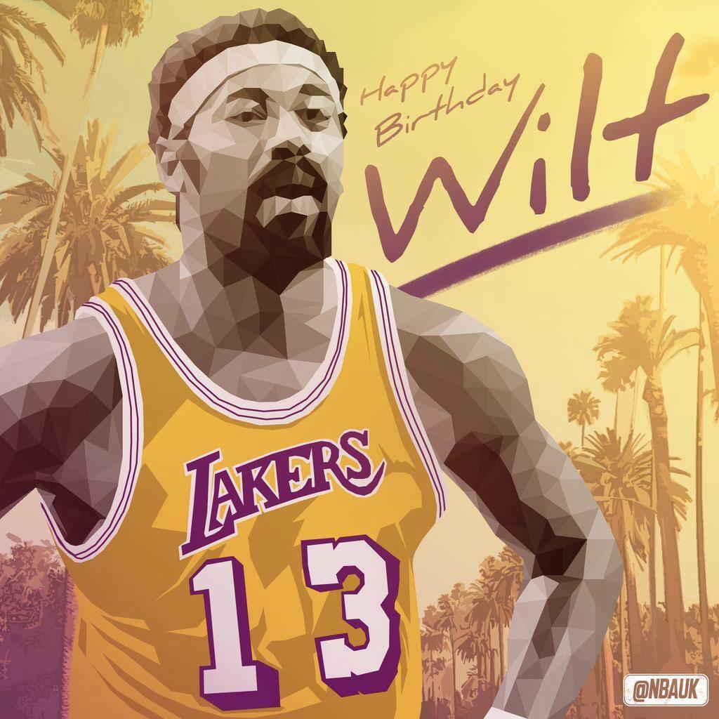 Happy Birthday to one of the greatest players ever.. Wilt Chamberlain 