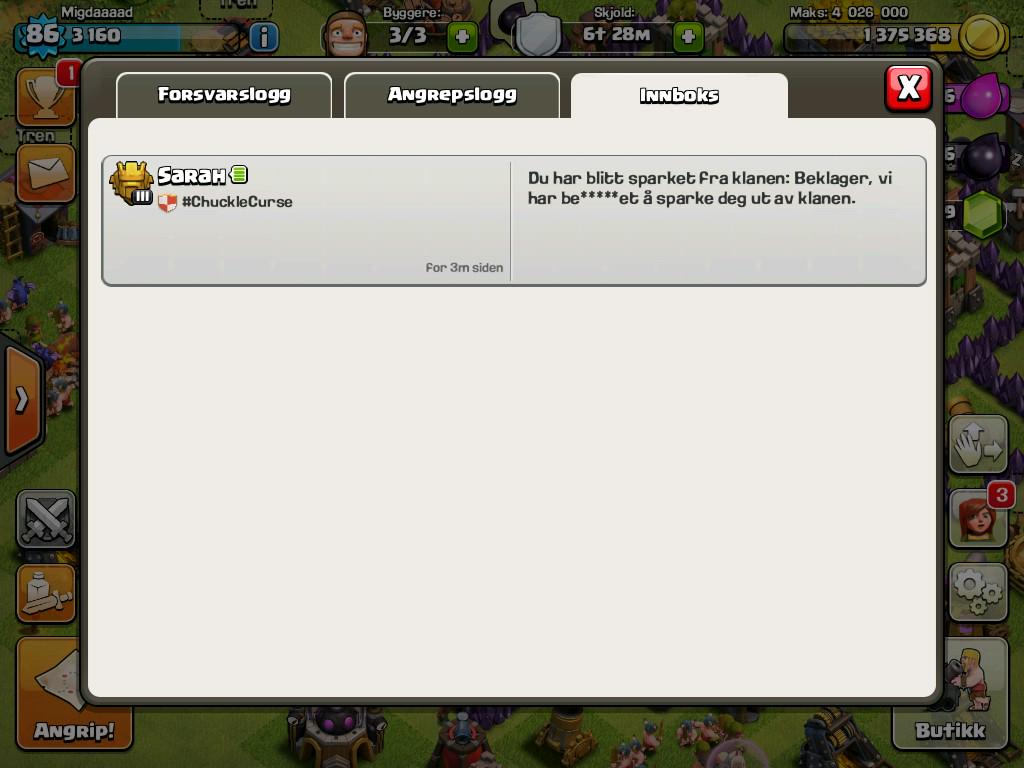 Squirdle37's tweet photo. @CC_ClashOfClans @kashed_420 i cri evrytiem http://t.co/1McaNJMomX