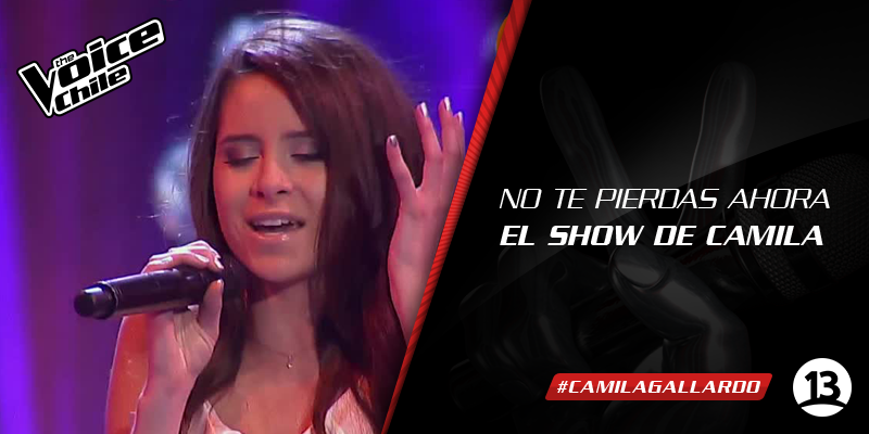 TheVoiceChile's tweet photo. La mágica voz de #CamilaGallardo busca AHORA la clasificación en #TheVoiceSemifinal http://t.co/KqORiQH5u2