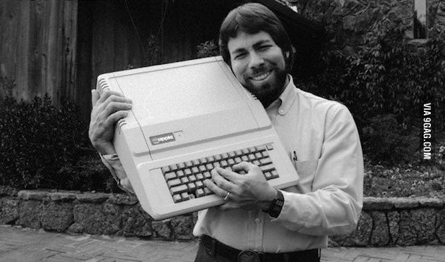 Steve Wozniak invented the Apple II nearly 40 years ago. Let\s wish him a happy birthday! (August 11) 