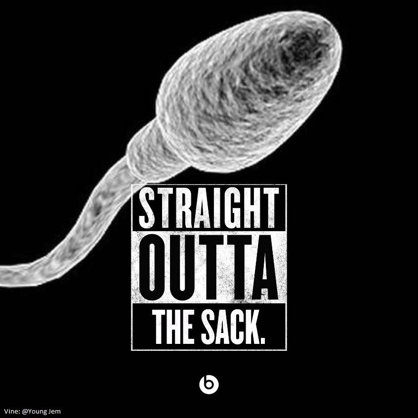 YoungJem's tweet image. #StraightOutta #StraightOuttaCompton #StraightOuttathesack
