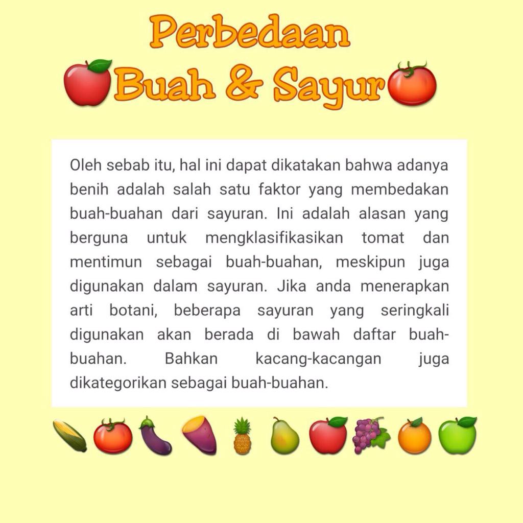 tema #foodtweet kali ini adalah perbedaan buah dan sayur🍅🍎 <a href="/HMPPI/">Peduli Pangan</a> <a href="/HMPPIUNPAS/">HMPPI KOMSAT UNPAS</a> <a href="/HMPPIUNPAD/">BPR HMPPI UNPAD</a> <a href="/Himitweepa/">Himitepa IPB</a>