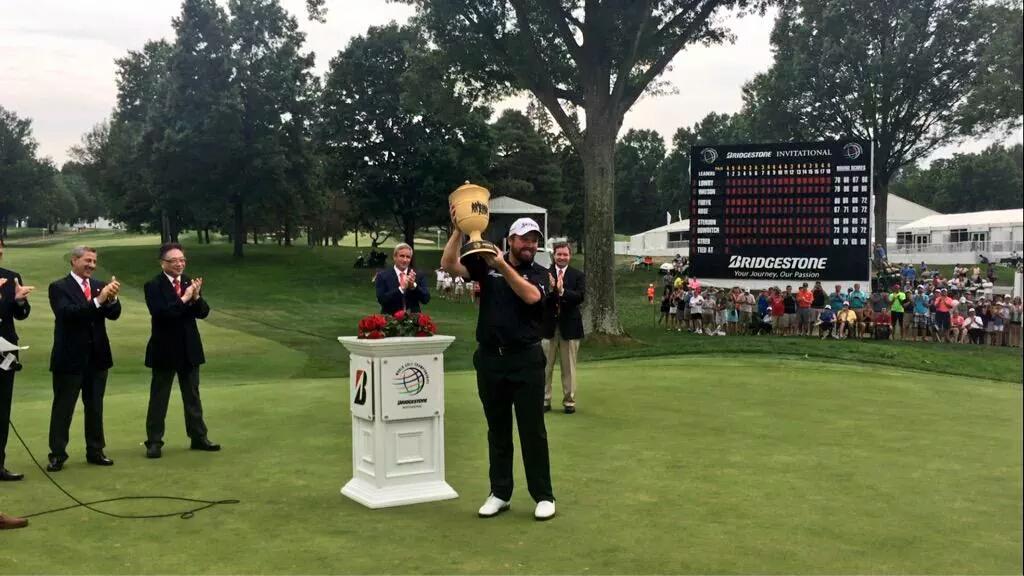 RathdowneyGC's tweet photo. Just to confirm they gave  #ShaneLowery  the #WGCBridgestone  trophy!
#wellearned http://t.co/PcucXhZUFj