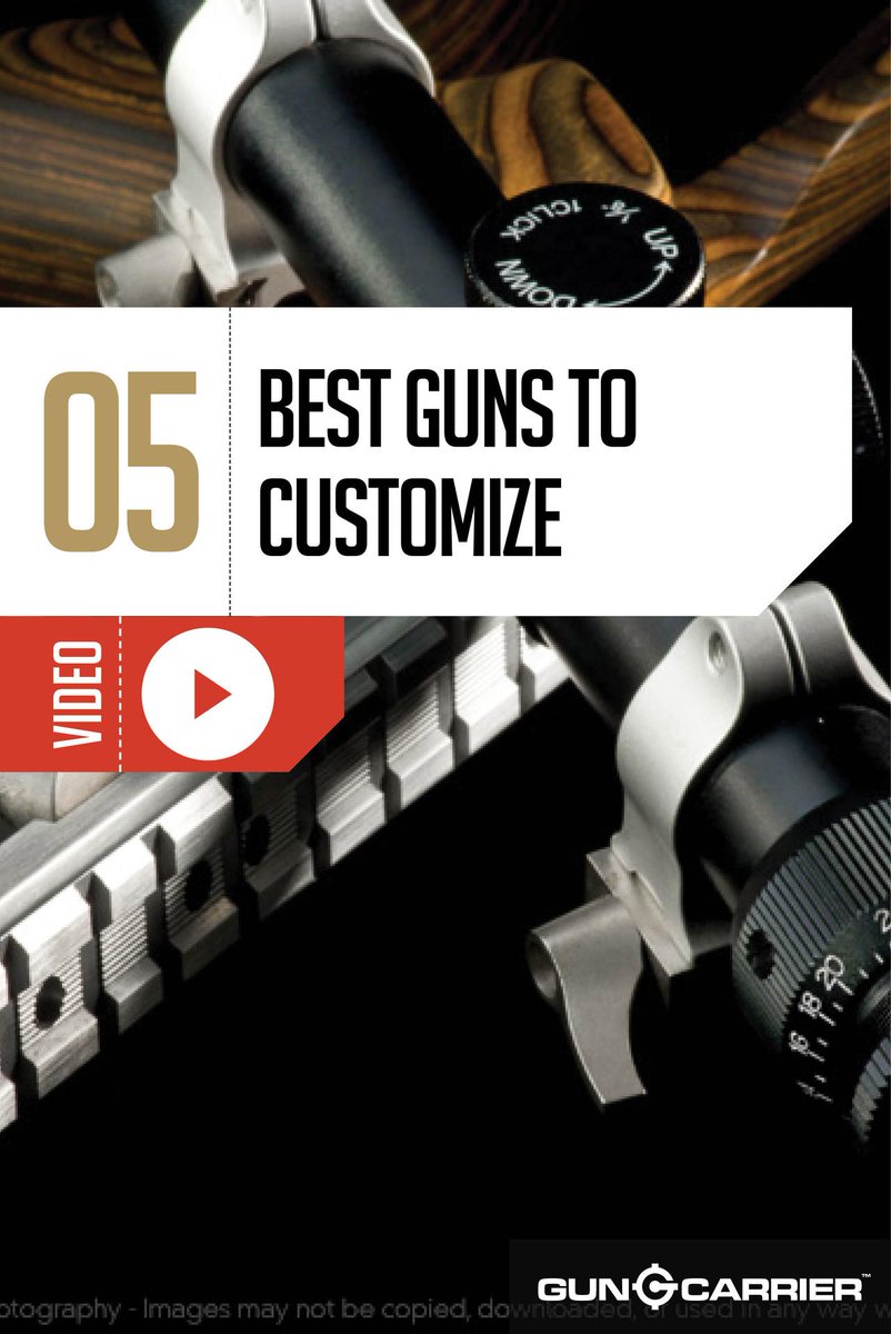 GunCarrierUSA's tweet image. Which #guns are most #customizable?  guncarrier.com/5-customizable… #gunmods