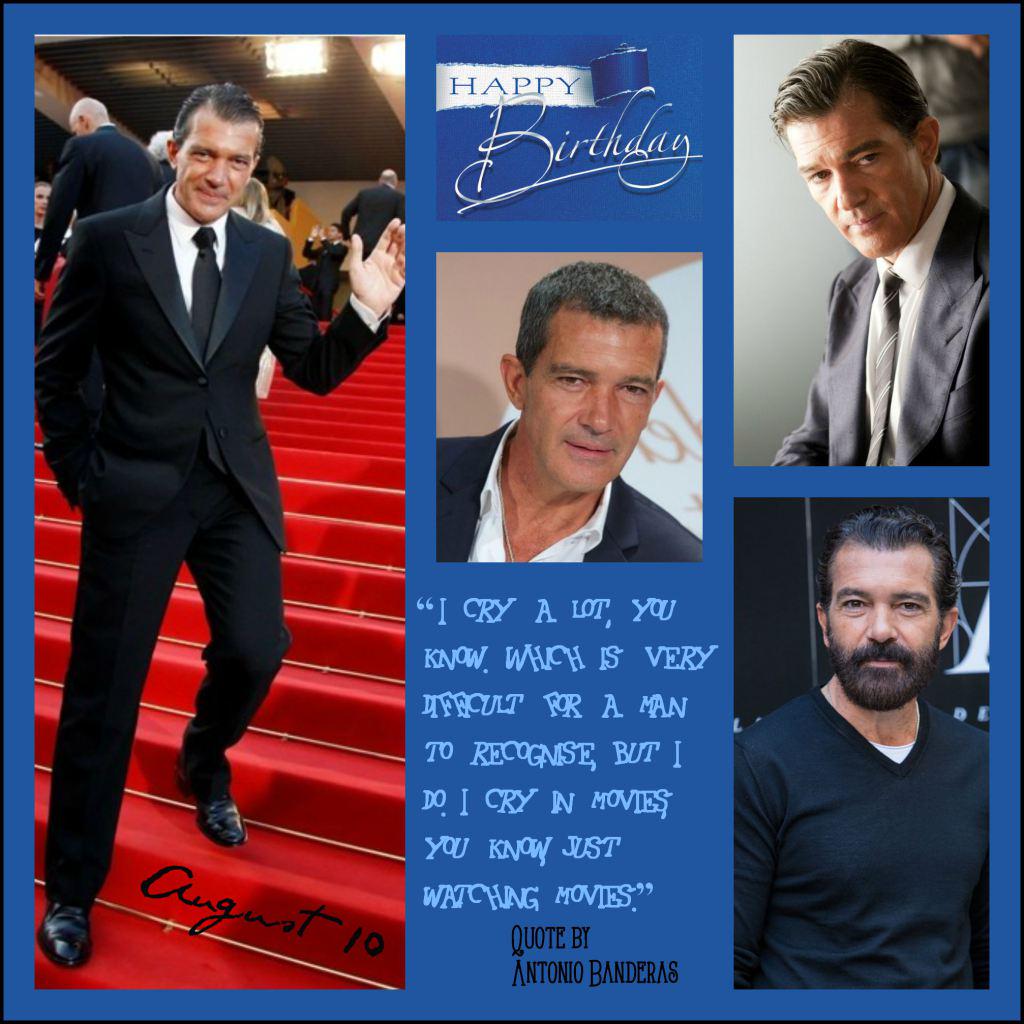 Happy Birthday Antonio Banderas - August 10 Event  