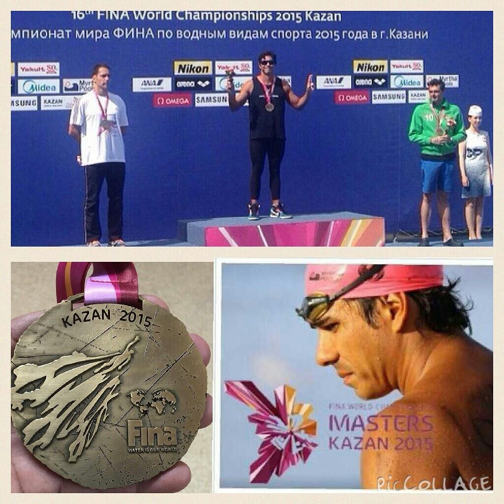 JUAN LUIS  POR HABER ALCANZÓ LO MAS ALTO DEL PODIUM EN 3K AGUAS ABIERTAS #finaworldchampionshipskazanrussia2015