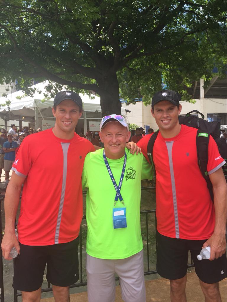 An amazing 10 years with two all time great players and people. Another priceless memory today at the Citi open in DC