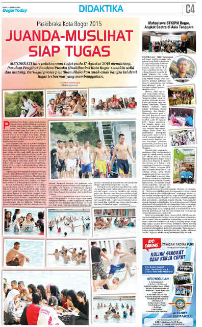 PPI_KotaBogor's tweet photo. Edisi hari ini 10 Agustus 2015 kolom DIKDAKTIKA Bogor Today http://t.co/fzOUpZwYyJ