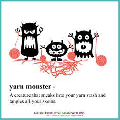 AllTangled's tweet photo. I've been infested, have you?
#yarn #yarnmonster #lol http://t.co/ZUxYCmCIq0