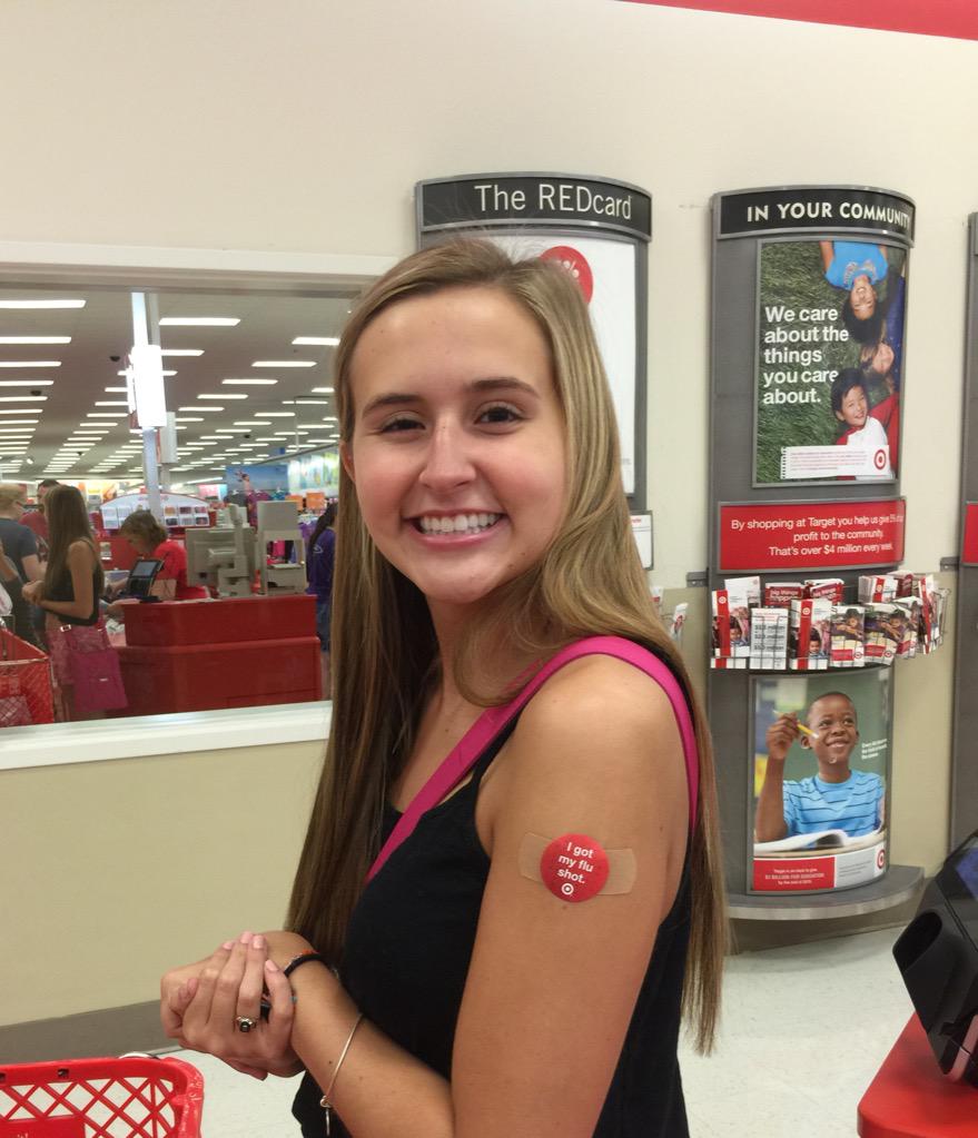 My daughter got her flu shot today at 1317. Now off to start pharmacy school at University of Findlay.
