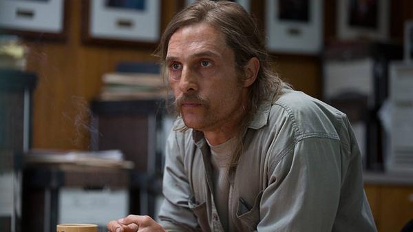 SilvahHammah's tweet photo. I just want Rust Cohle to return to True Detective &amp; kill Vince Vaughn. http://t.co/OqWhJr8Dym