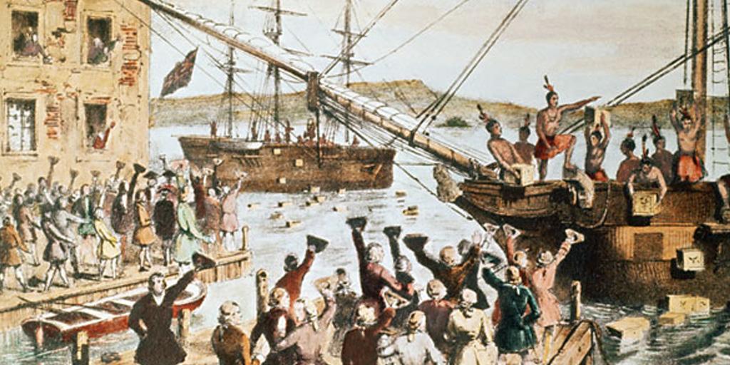 H2 on Twitter "During the Boston Tea Party of 1773, colonists dumped 90,000 pounds of tea into