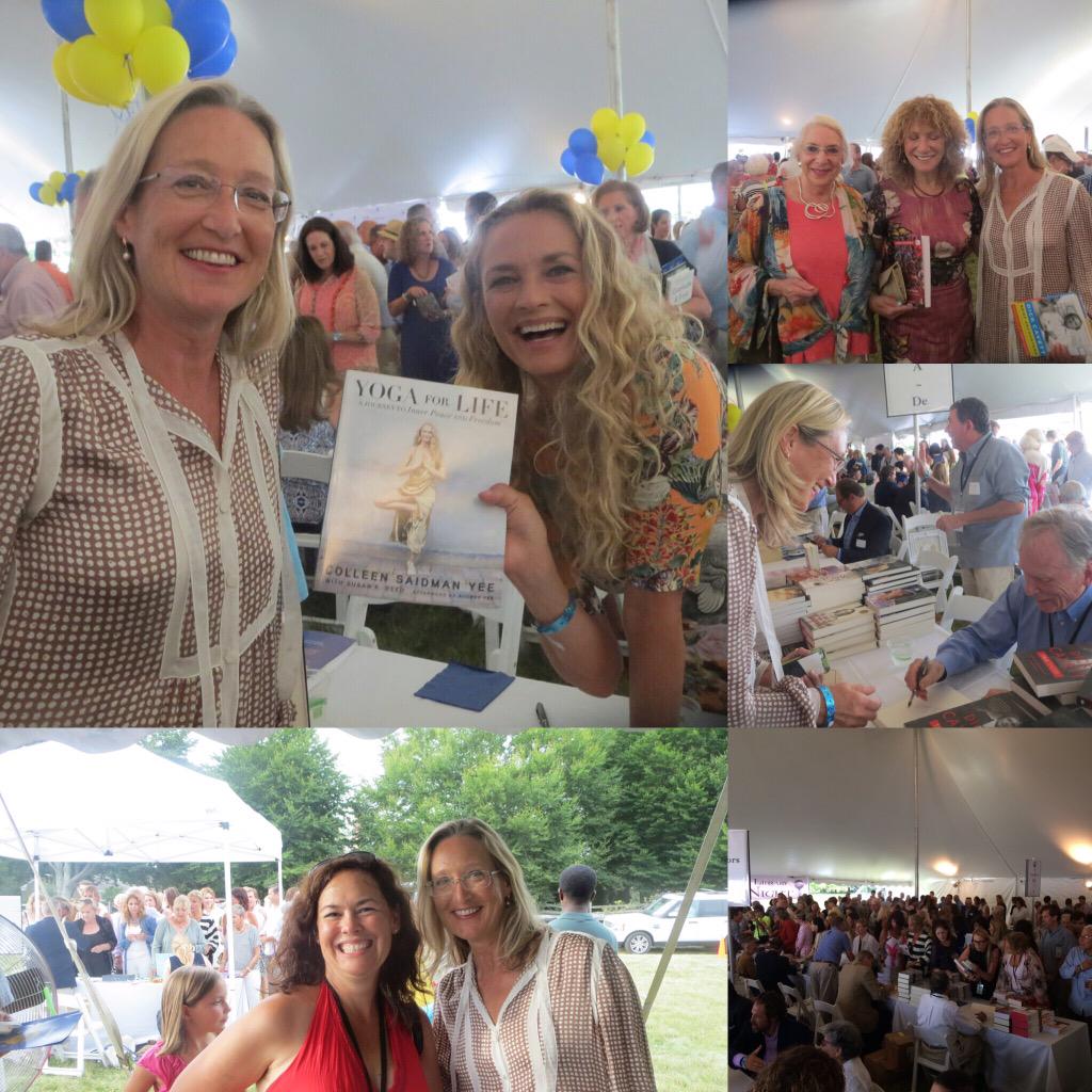 bridgetmfleming's tweet photo. .#AuthorsNight @EHLibrary @colleensaidman @DickCavett @Hamptonsprtygal #EllensRun http://t.co/Kk57oJ70MH