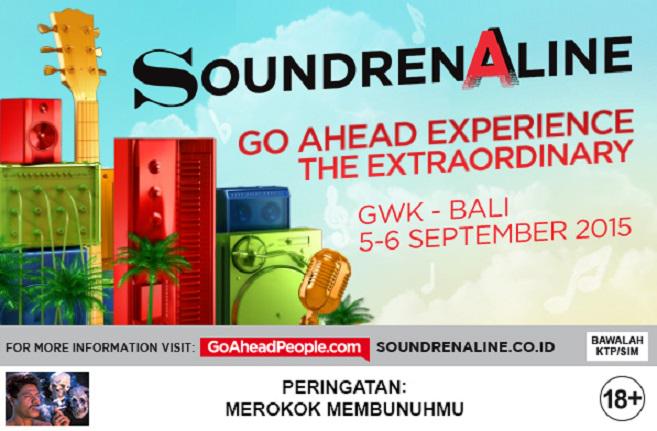 SOUNDRENALINE 2015 Siap Digelar 5-6 September 2015 di GWK Bali ow.ly/QGxp2