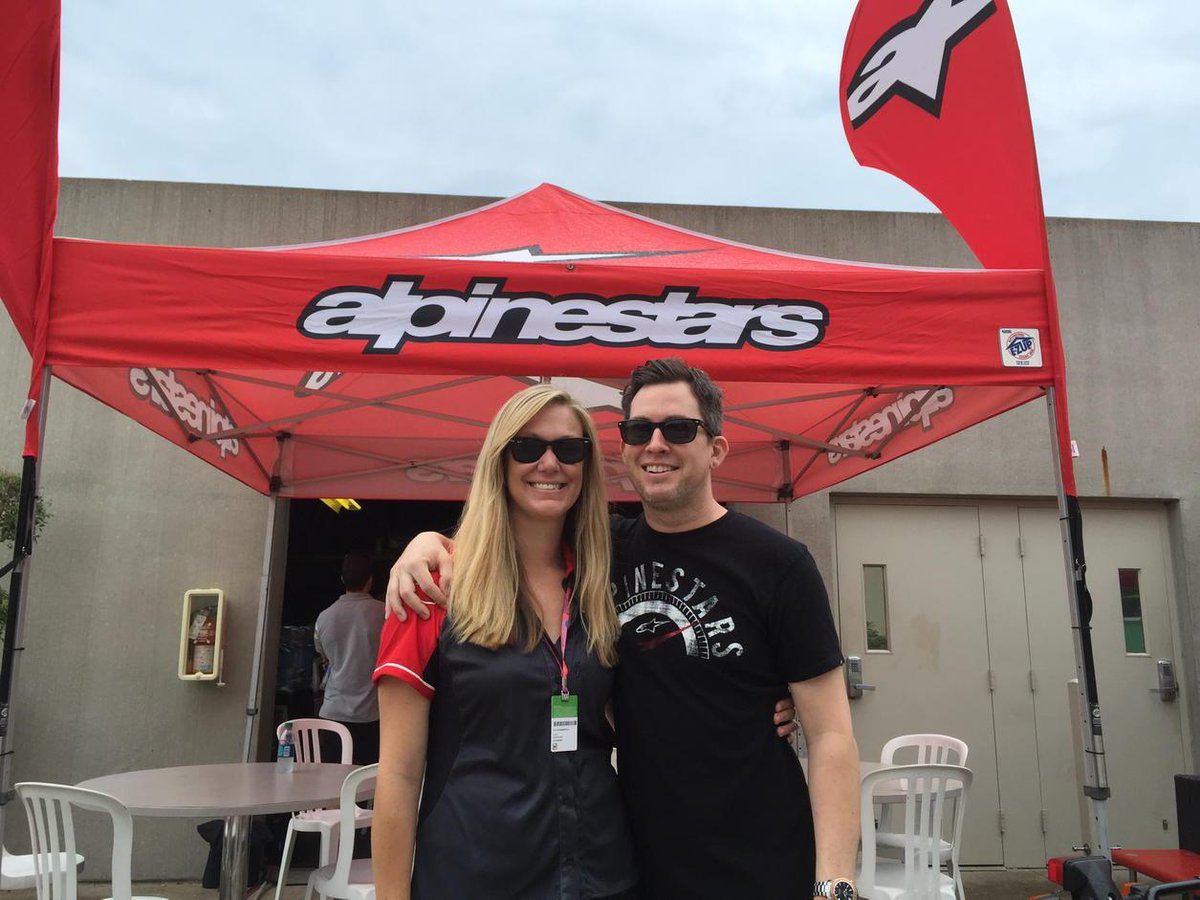 Caught up with Emily & the Alpinestars crew for a great day at MotoGP. @alpinestars @ChevelleInc