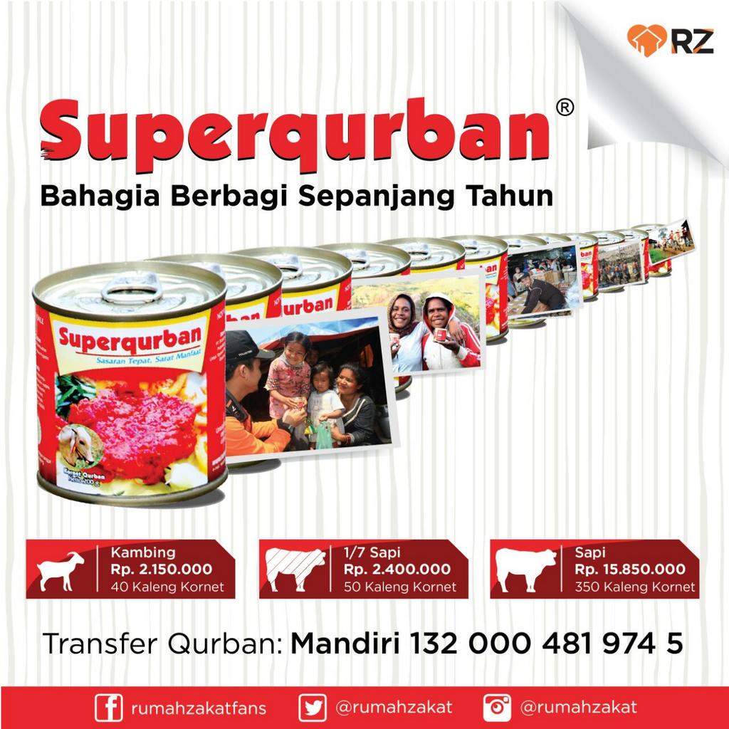 #Super Qurban, Inovasi dari <a href="/rumahzakat/">Rumah Zakat</a> , awet sampai 3 tahun &amp;  praktis,makan daging g cuma idul adha doang sob ^_^