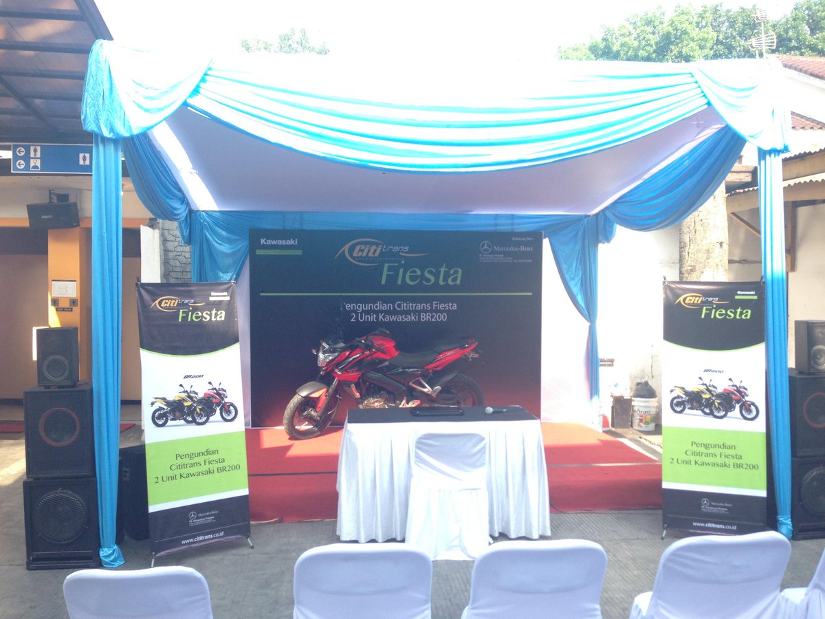 Slmt pagi tweeps,sdh siapkan tiket perjalanan?siapa tau beruntung mendapatkan 1 unit Kawasaki BR200