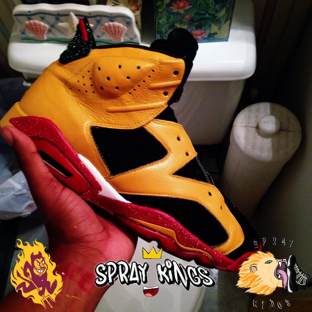 spraykingsC's tweet photo. #Asu19 #SunDevils I had to get my boy right before he took that next step in his education salute bro✔️ 
#SprayKings🎨 http://t.co/CW1UwwZrgb