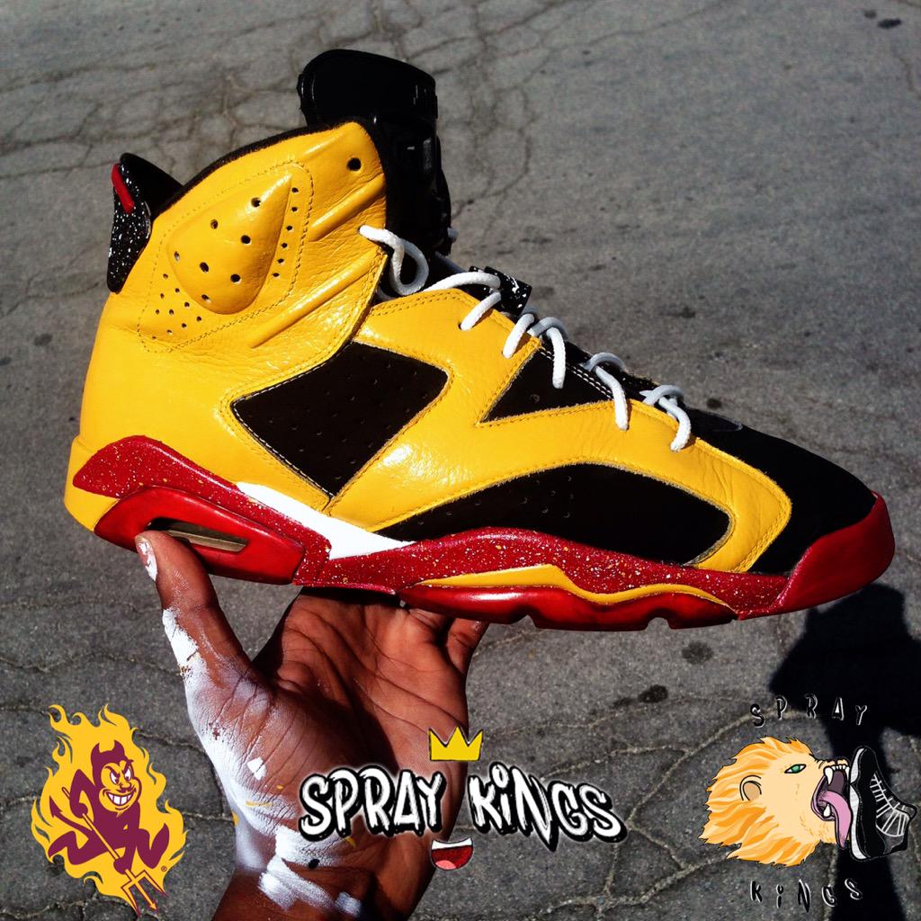 spraykingsC's tweet photo. #Asu19 #SunDevils I had to get my boy right before he took that next step in his education salute bro✔️ 
#SprayKings🎨 http://t.co/CW1UwwZrgb