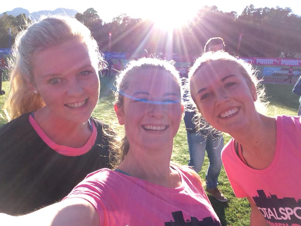 At the end of the cold a bit of sunshine 🔆🔆🔆 #TSWOMENSRACE 🎈🎈