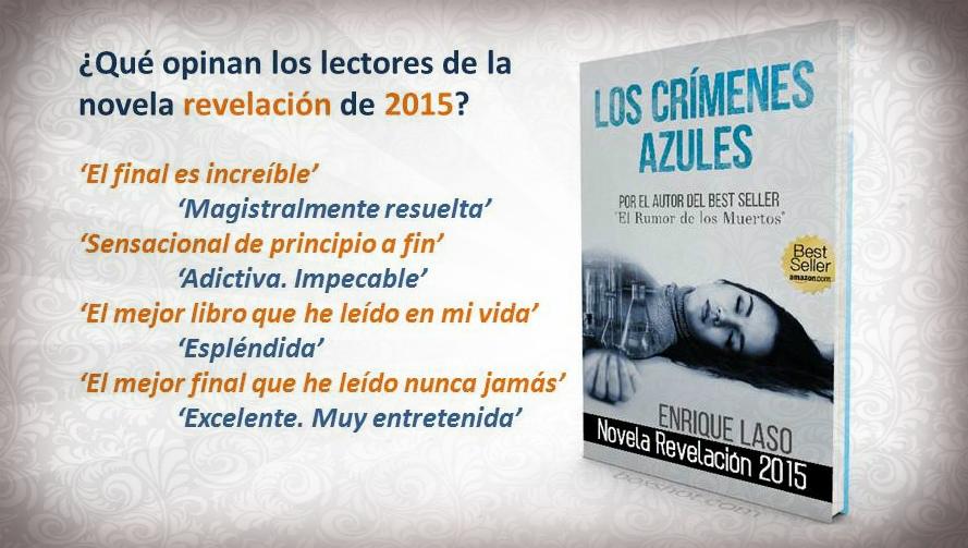 enriquelaso's tweet photo. Descubre el secreto del éxito de LOS CRÍMENES AZULES
TOP #BestSeller #Amazon
OFERTA sólo AQUÍ⏩ http://t.co/wYqroJmjxW http://t.co/cImPb8DiJ3