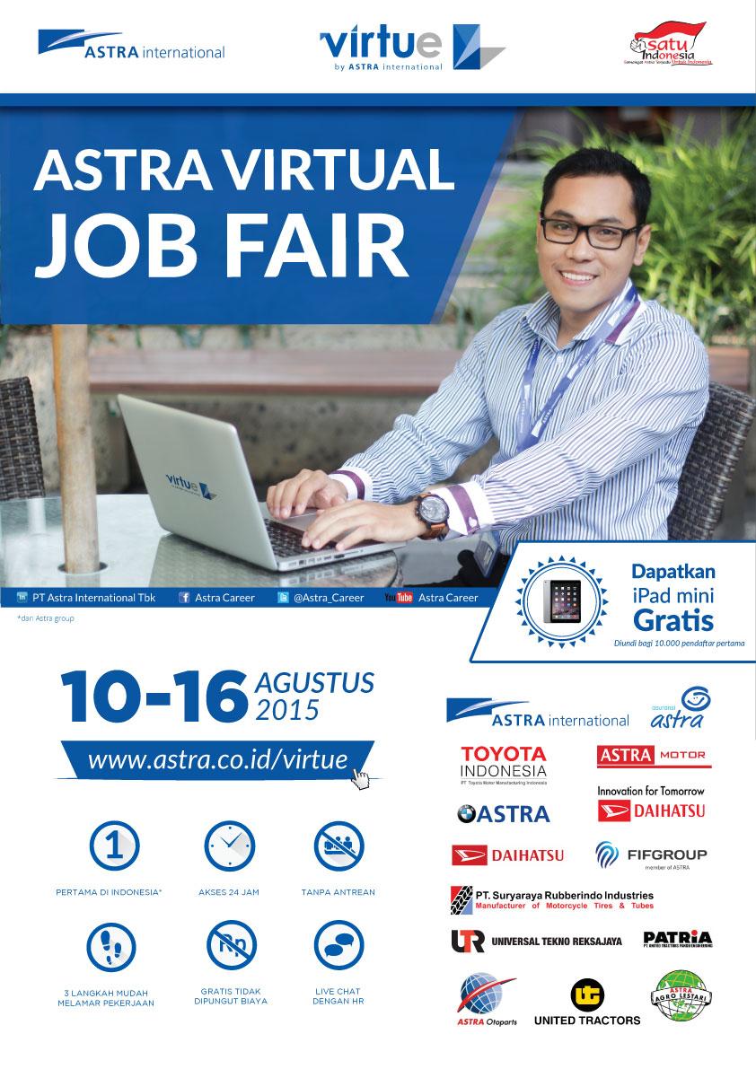 Halo GAES !!! Please Submit your CV to our latest vacancy, banyak lowongan kerja dari grup Astra yang lain juga loh.