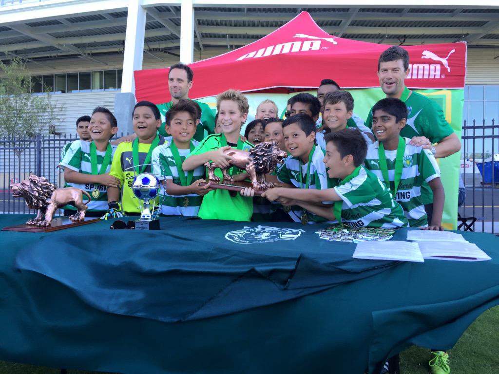 Well done Sporting 03B Green Team for winning the U12 #2015SI Championship 4-2
