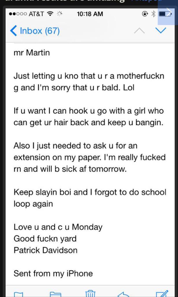 ChipotleTweetin's tweet photo. I wish all college teachers were this cool. http://t.co/g0zwP7SqFg