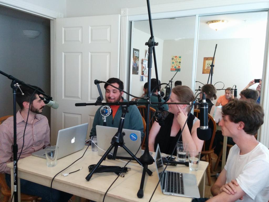 BernNotice2016's tweet photo. Recording Episode 1. It's out now on http://t.co/aF306JxUbC! http://t.co/F1qGWu5QoI