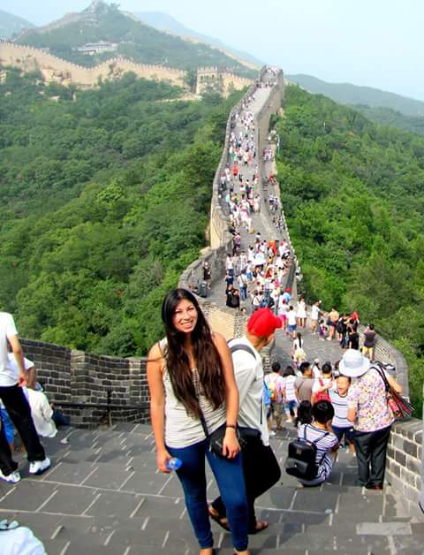 RubyGallardoR's tweet photo. En la Gran muralla China 💕 http://t.co/a6k4VaqYud